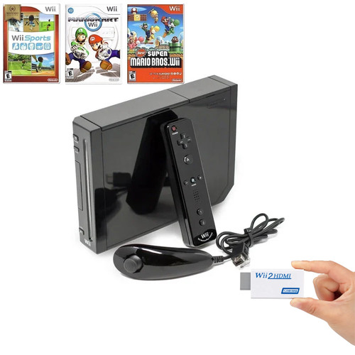 Nintendo wii console completa - console,