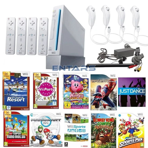 Nintendo wii console 4 - nintendo,